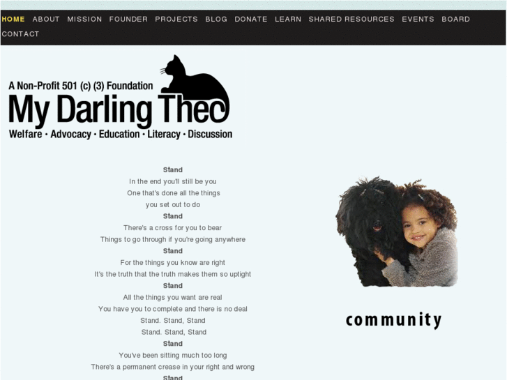 www.mydarlingtheo.org