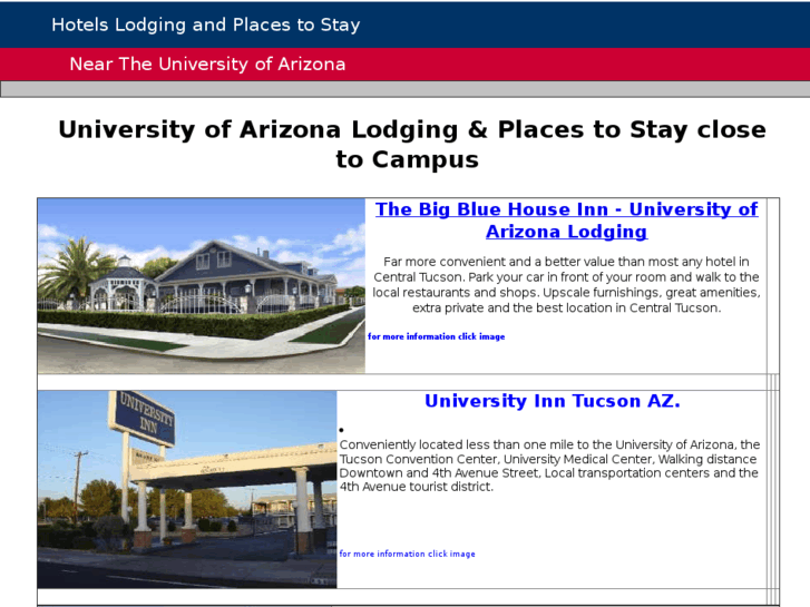 www.universityofarizonalodging.com
