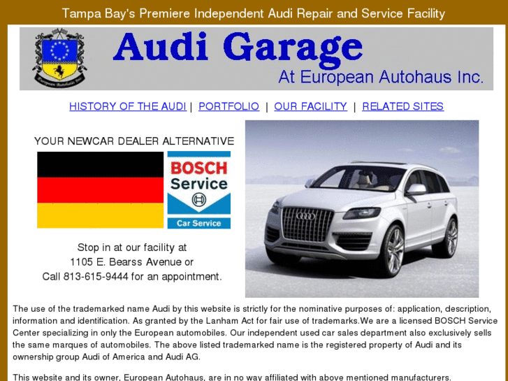 www.audirepairservicegaragetampa.com