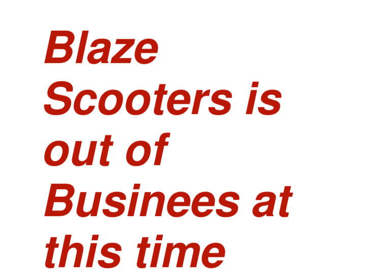 www.blazescooters.com