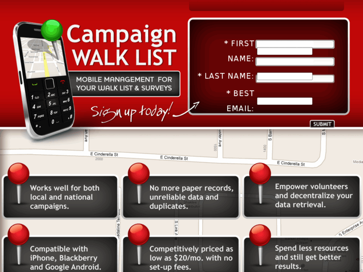 www.campaignwalklist.com