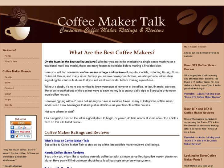 www.coffeemakertalk.com