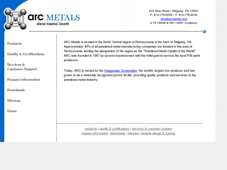 www.e-arcmetals.biz