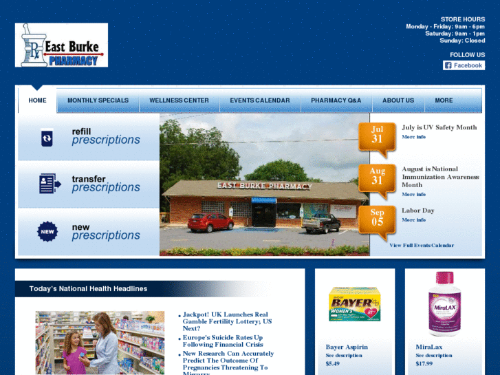 www.eastburkepharmacy.com