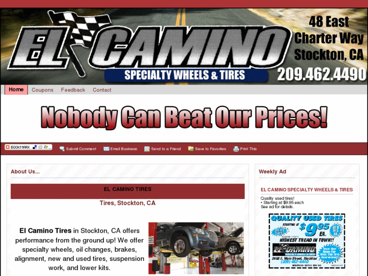 www.elcaminotirescharter.com