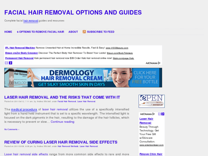 www.facialhairremovaloptions.com