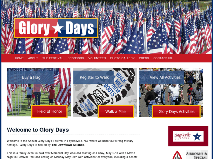 www.glorydaysnc.com