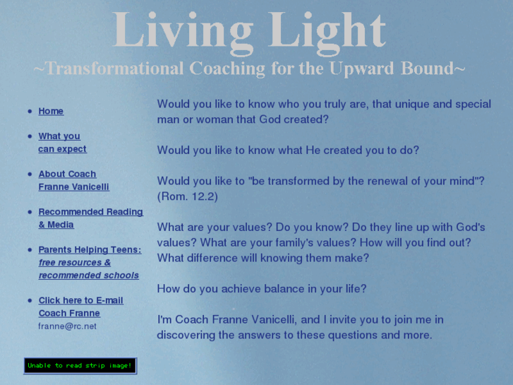 www.livinglightcoaching.net