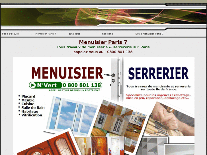 www.menuisierparis7.net