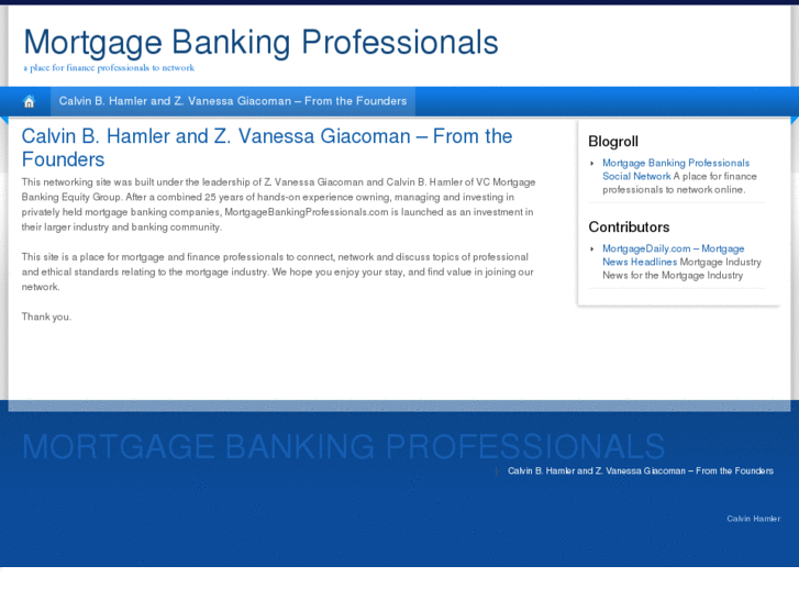 www.mortgagebankingprofessionals.com