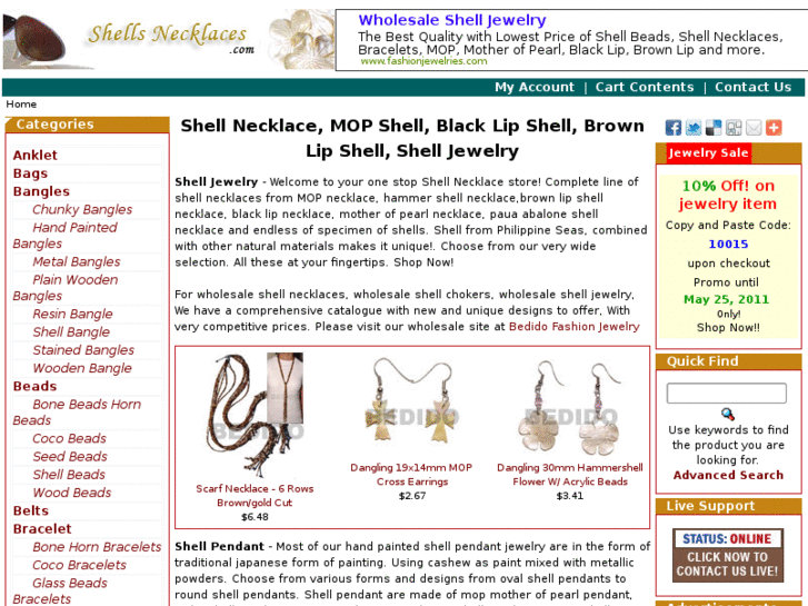 www.shellsnecklaces.com