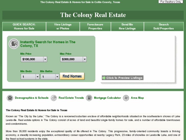 www.thecolony-realestate.com