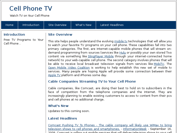 www.cell-phone-tv.com