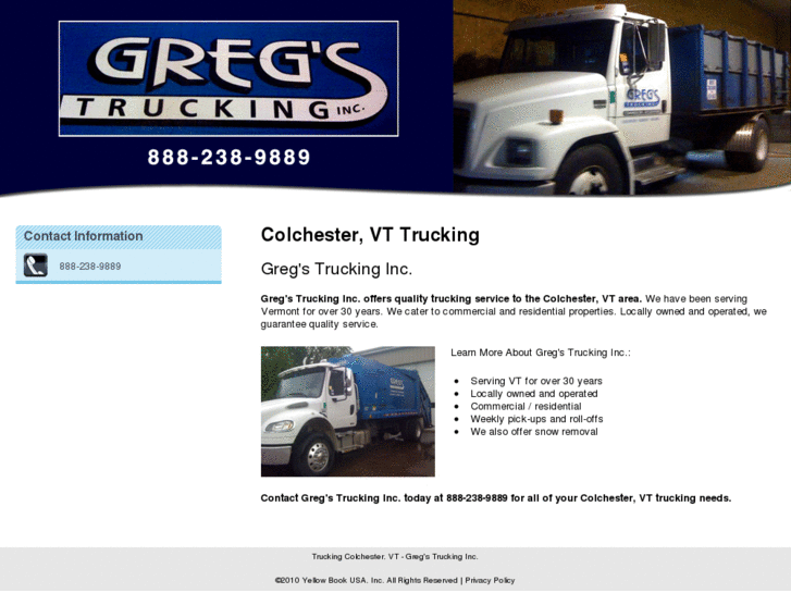 www.gregstruckinginc.com