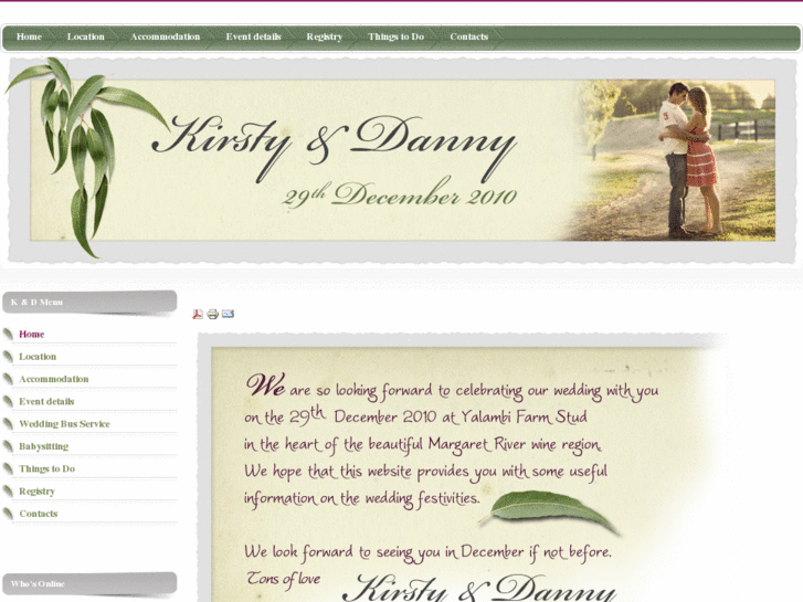 www.kirstyanddanny.com