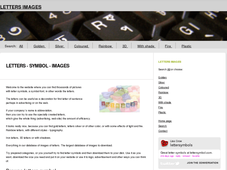 www.lettersymbol.com