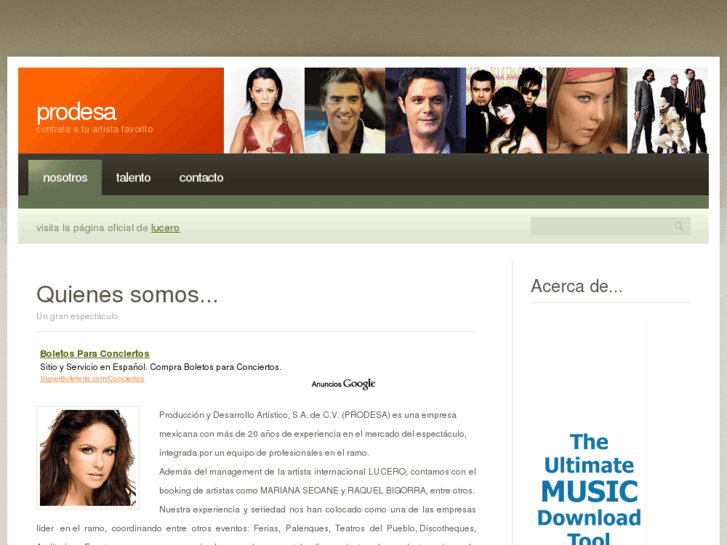 www.prodesa-artistas.com