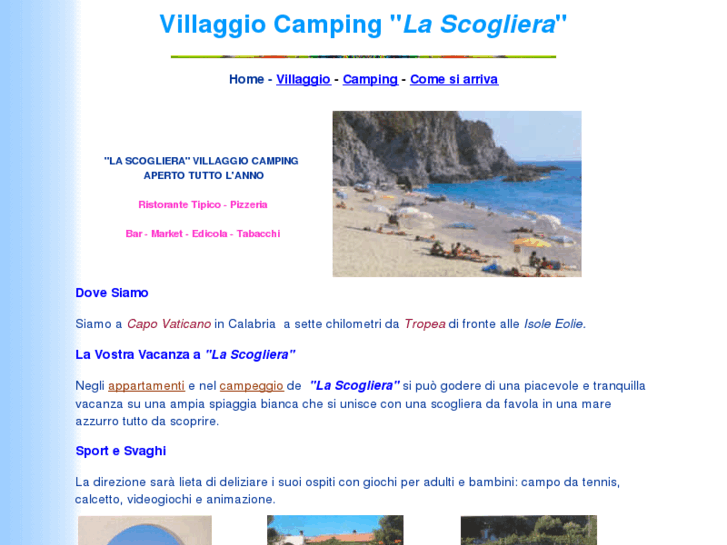 www.villaggiocampinglascogliera.com