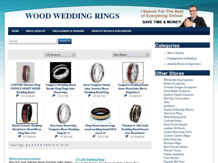 www.woodweddingrings.com