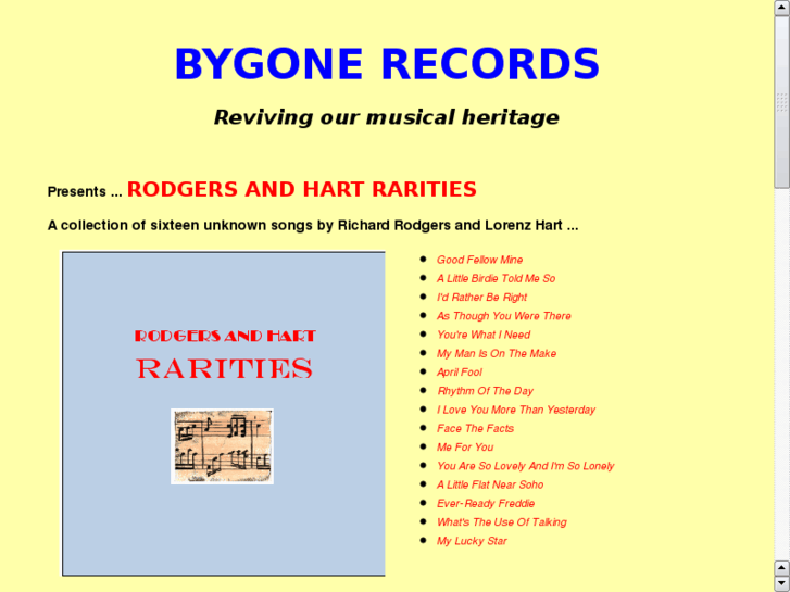 www.bygonerecords.com