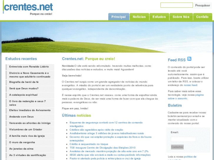 www.crentes.net