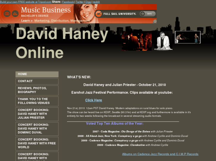 www.davidhaneymusic.com