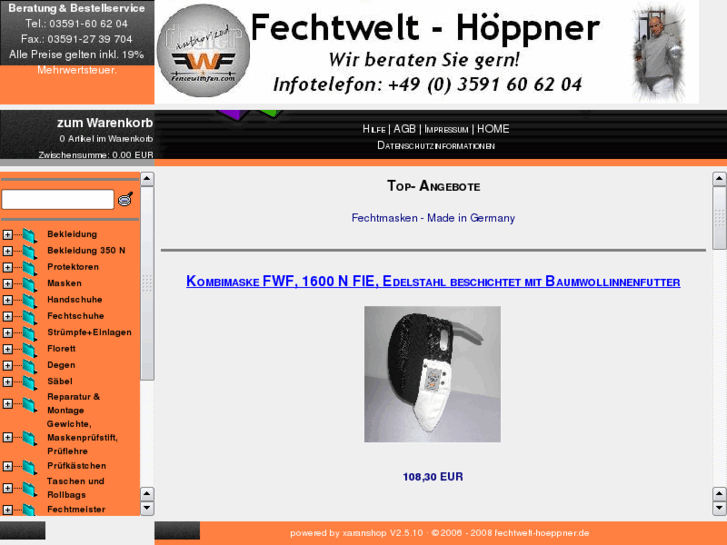 www.fechtwelt-hoeppner-shop.de