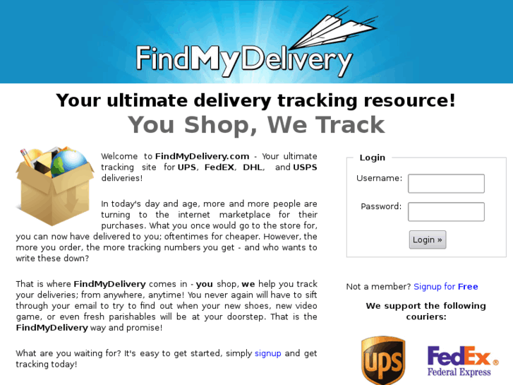 www.findmydelivery.com