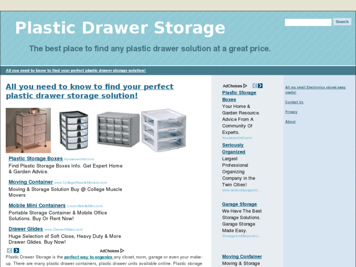 www.plasticdrawerstorage.com