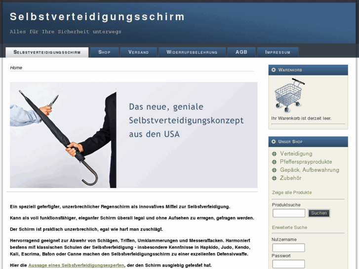 www.selbstverteidigungsschirm.com