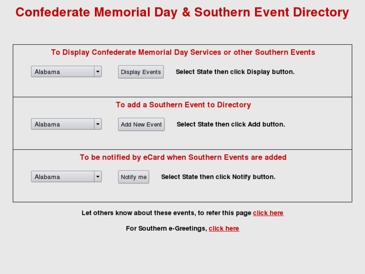 www.southernevents.info