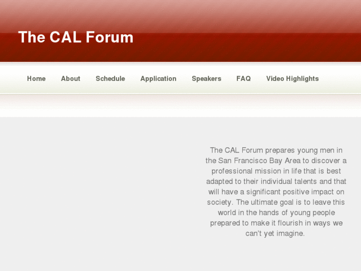 www.thecalforum.org