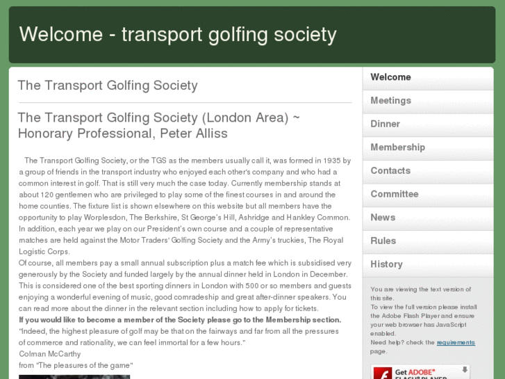 www.transportgolfingsociety.com