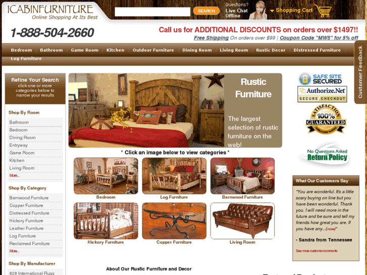 www.1cabinfurniture.com