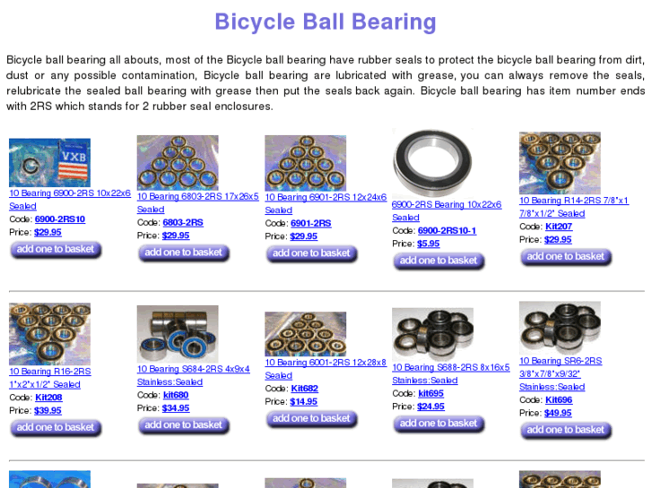 www.bicycleballbearing.com