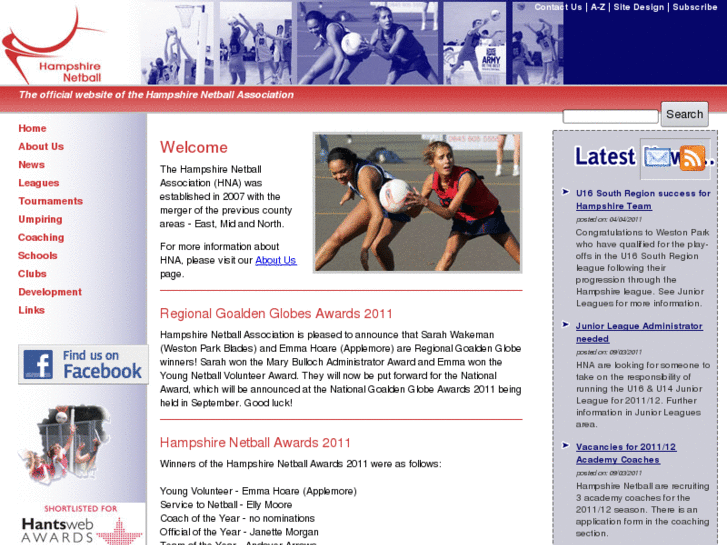 www.hampshirenetball.co.uk
