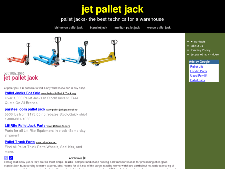 www.jetpalletjack.info