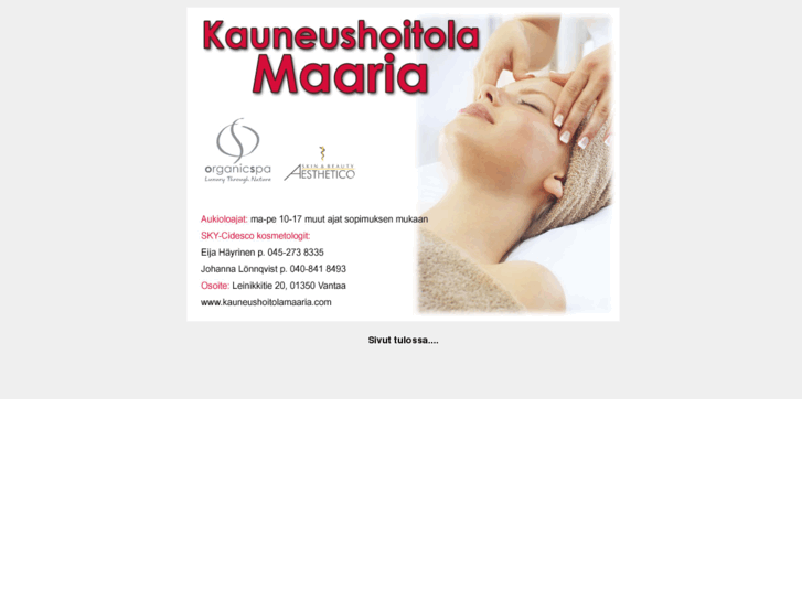 www.kauneushoitolamaaria.com