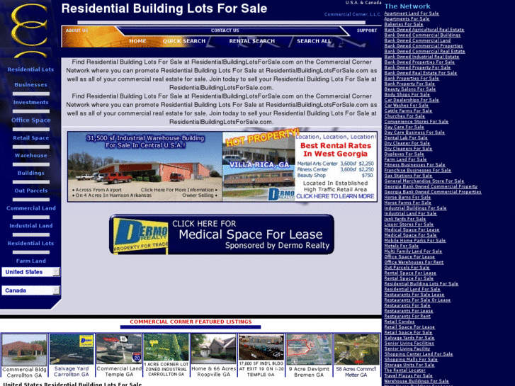 www.residentialbuildinglotsforsale.com