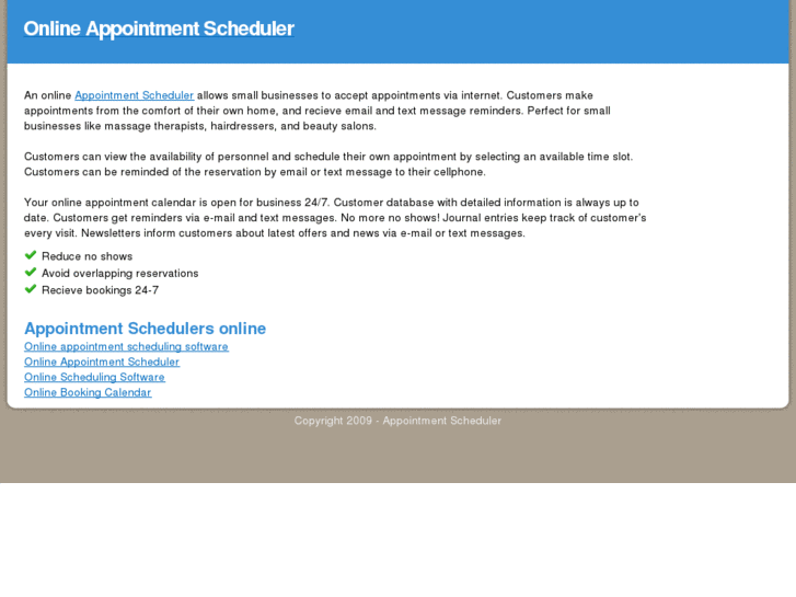 www.appointmentscheduler.org