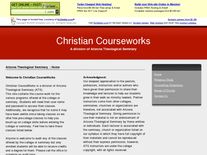 www.christiancourseworks.com