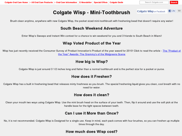 www.colgatewisp.net