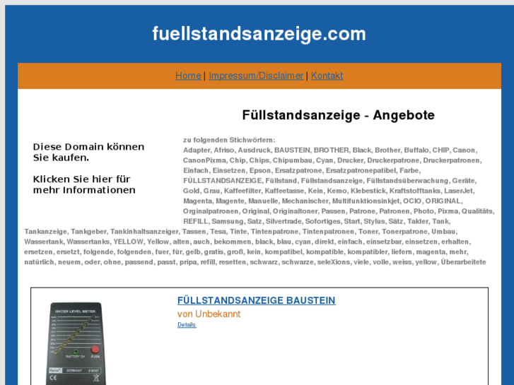 www.fuellstandsanzeige.com