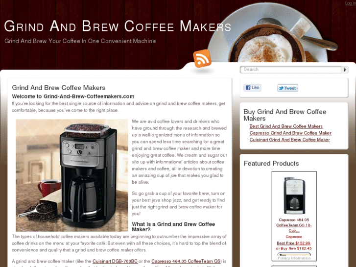 www.grind-and-brew-coffeemakers.com