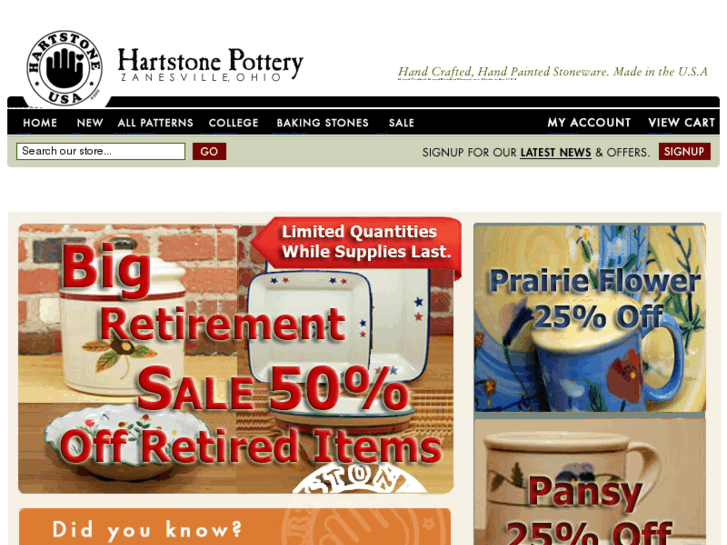 www.hartstonepottery.com