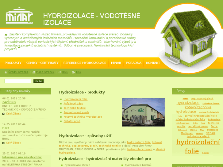 www.hydroizolace-minar.cz