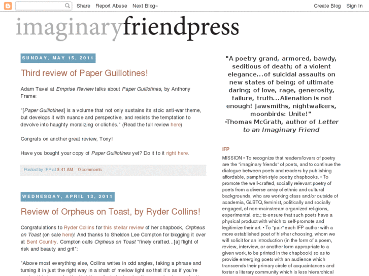 www.imaginaryfriendpress.com