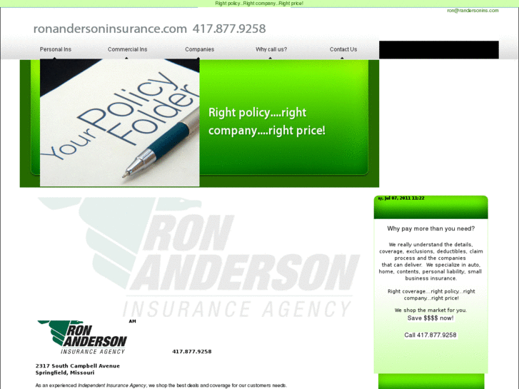 www.ronandersoninsurance.com