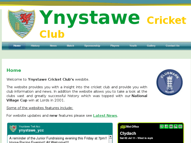 www.ynystawecricketclub.com