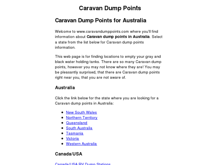 www.caravandumppoints.com